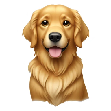 positie golden retriever sticker