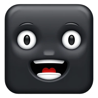 black letter sticker