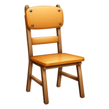 wooden chair sticker