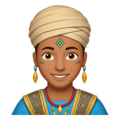 Emoji morrocan amazigh sticker