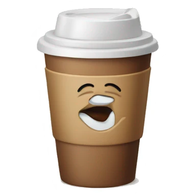 Take away coffee sticker