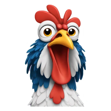 Hei hei the chicken sticker
