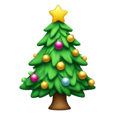 Girlie Christmas tree sticker