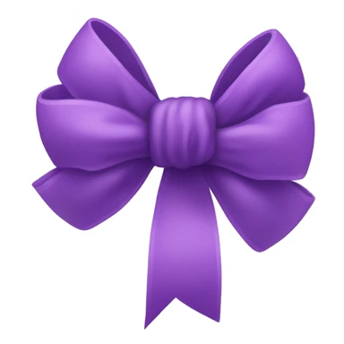 Baby purple bow sticker