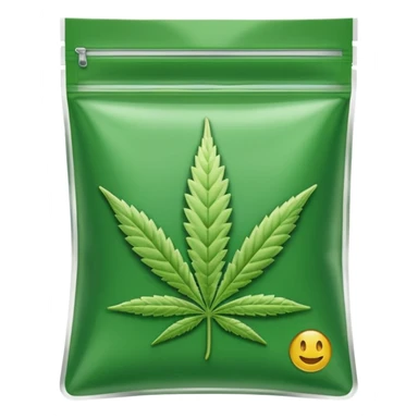 cannabis weed pack zip transparent sticker