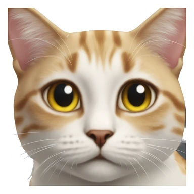 this face >:3 on a cat sticker
