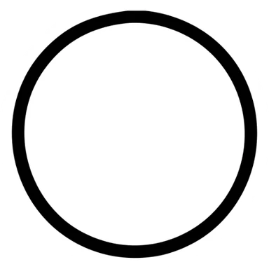 classic black dot bullet point outline icon sticker