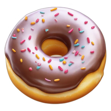 donut sucré au sucre sticker