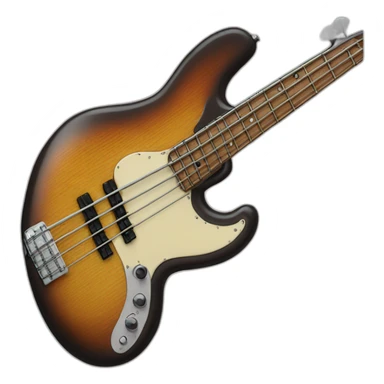 bass con brazos musculosos sticker