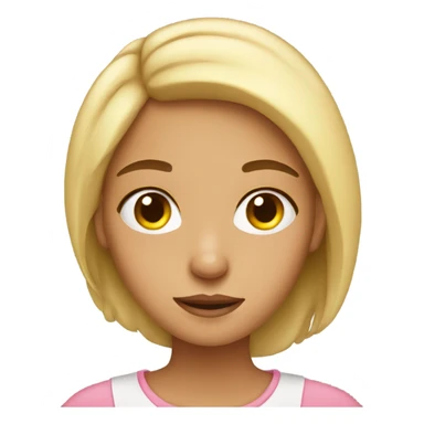 Just awake girl sticker