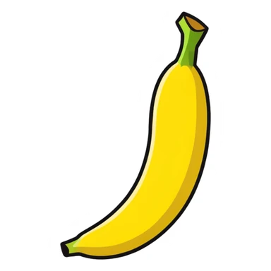 Angry banana sticker