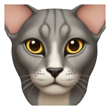 Bold cat sphinx sticker