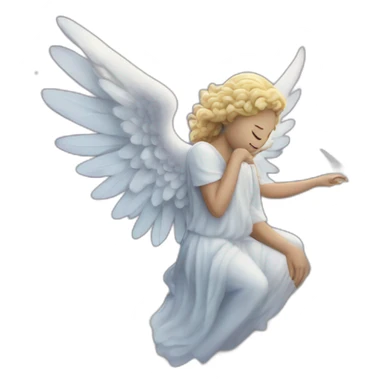 Angel moon coldplay sticker