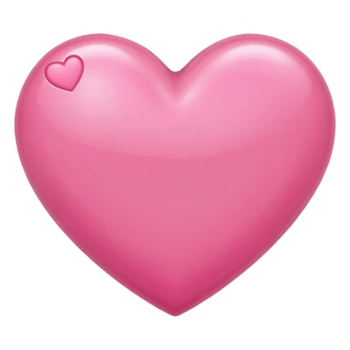 Pink heart sticker