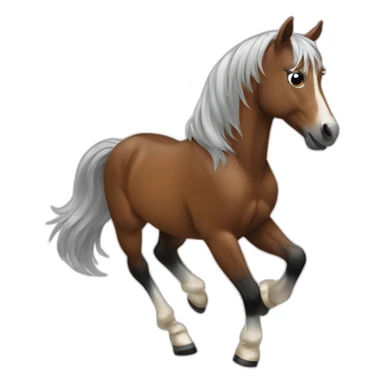 Horse disco dancing sticker
