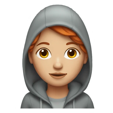 Freelancer red-haired girl  sticker