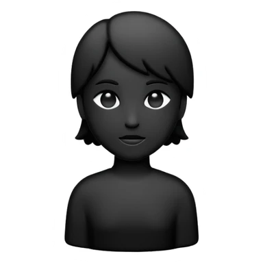 user silhouette icon 3D sticker