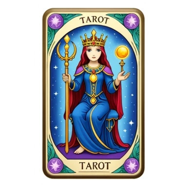 tarot card sticker