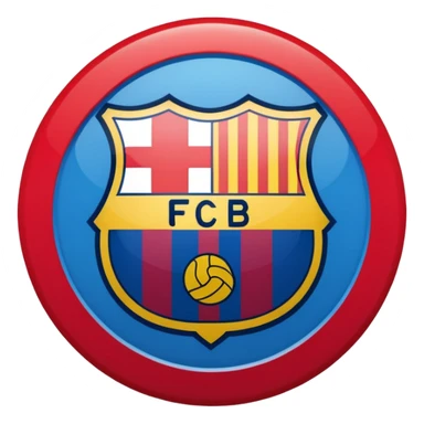 Fc Barcelona logo imoji sticker