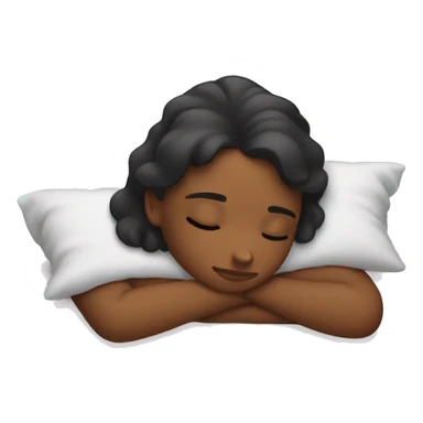 girl slepping  sticker
