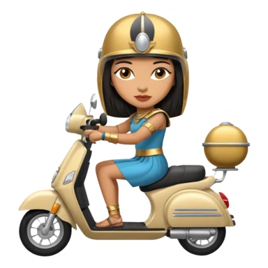 cleopatra drive scooter sticker