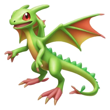 Full body shiny Flygon-grovyle sticker