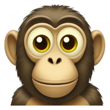 monkey banana sticker