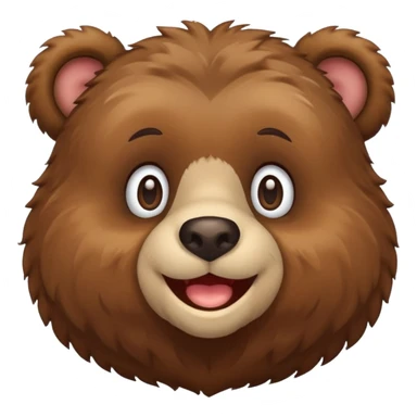 Bottomless bear sticker