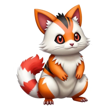 Furret-Litten-Zangoose-Hybrid (Full body) sticker