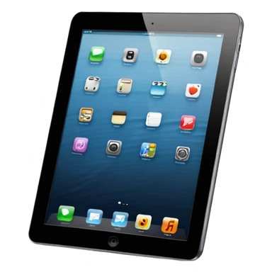 An iPad sticker