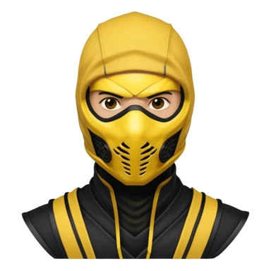 mortal kombat scorpion sticker