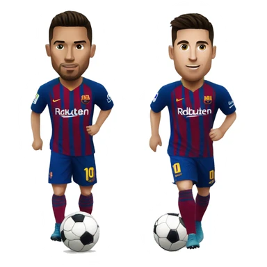ronaldo qui dribble messi sticker