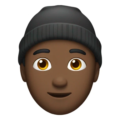 Guy with a beanie sticker