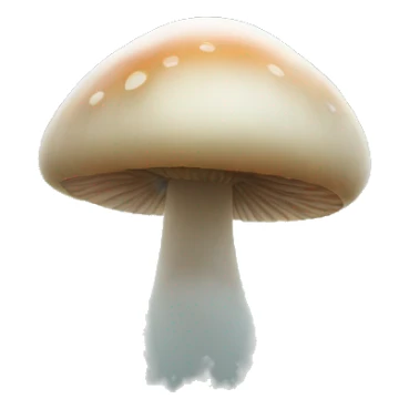 Mushroom behind the fog sticker