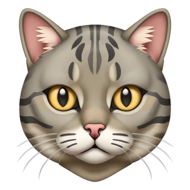 Military cat with ptsd sticker