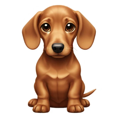 Dachshund puppy sticker