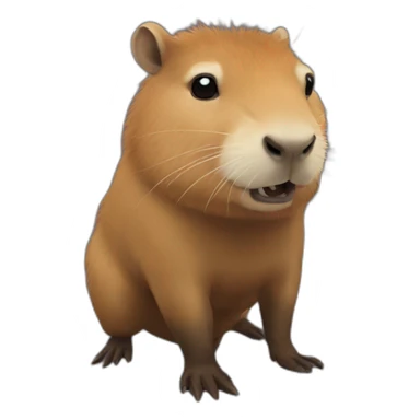 Capybara slay sticker