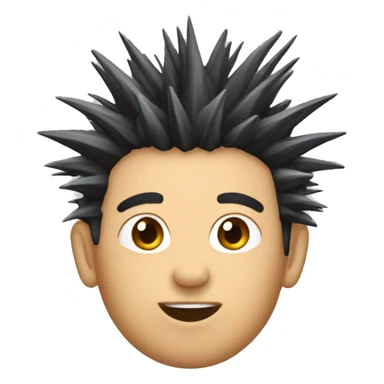 Spikey hair huy sticker