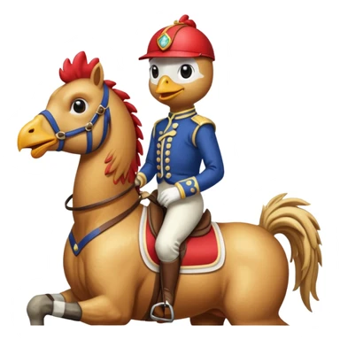 chicken jockey sticker