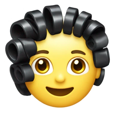 plastic Velcro Curlers sticker