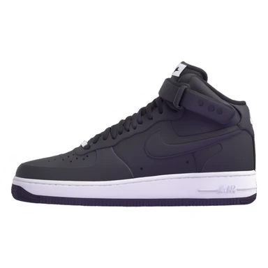black Nike Air Force 1 shoes sticker
