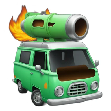 mystery machine fire tailpipe sticker