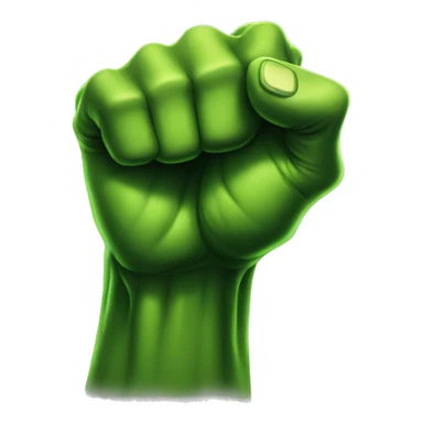 Hulk fist sticker