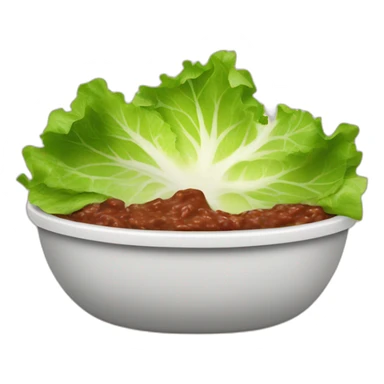 Chipotle Bowl oval with lettuce on top sticker