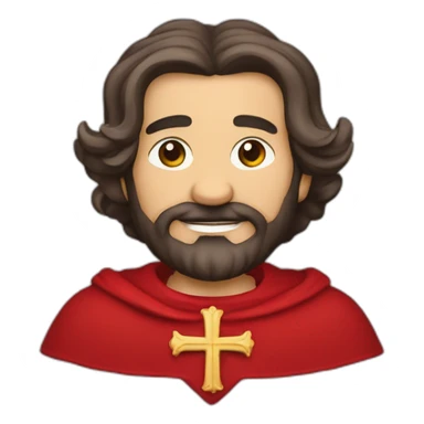 cruz de malta vermelha sticker