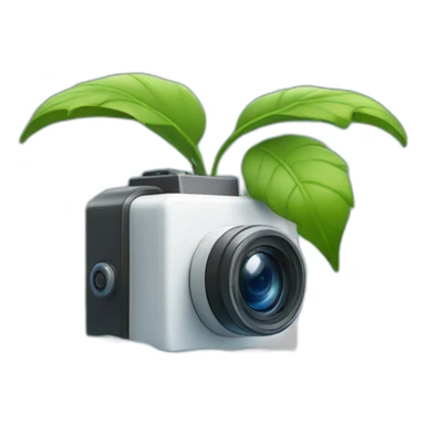 small-leaf-floating-on-water-block-and-security-ptz-camera-behind sticker