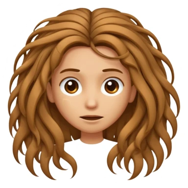 hair bad thin sticker