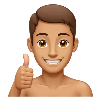 half ear half thumbs up abomination sticker