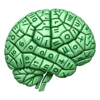 Brain mode of euro bills  sticker