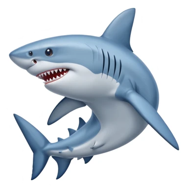 Tralalero tralala shark with blue shoes with feet sticker